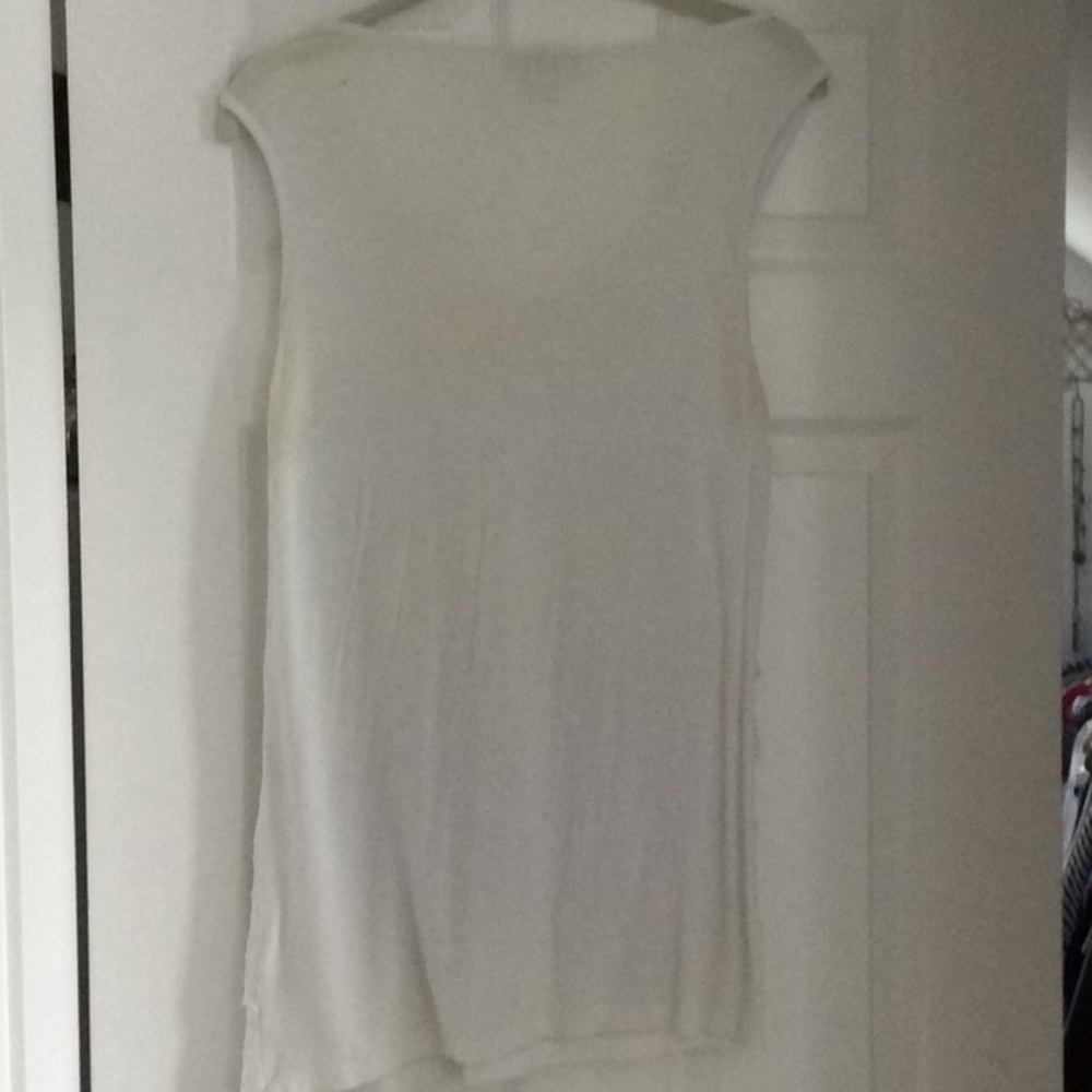 White Layered Ruffled Blouse - Picture 2 of 3